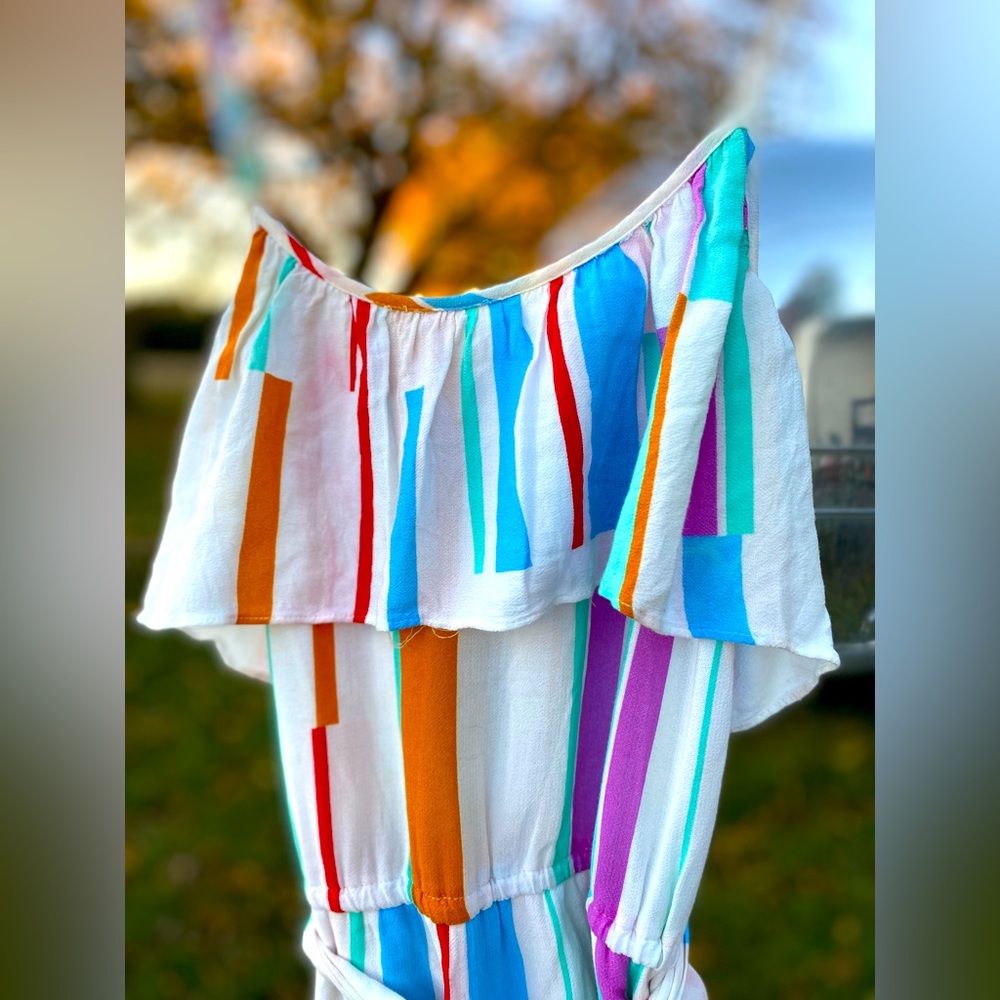 Multi colored maxi dress